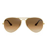 Ray-Ban Okulary Przeciwsłoneczne RB3025 001/51 Aviator Gradient Złoto/Brązowy Cieniowany Unisex