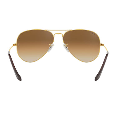 Ray-Ban Okulary Przeciwsłoneczne RB3025 001/51 Aviator Gradient Złoto/Brązowy Cieniowany Unisex 5