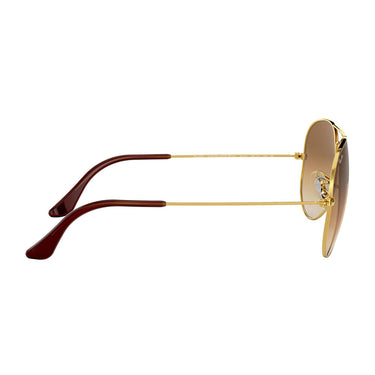 Ray-Ban Okulary Przeciwsłoneczne RB3025 001/51 Aviator Gradient Złoto/Brązowy Cieniowany Unisex 7