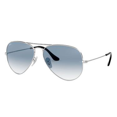 Ray-Ban Okulary Przeciwsłoneczne RB3025 003/3F Aviator Gradient Srebrny/Niebieski Unisex 2