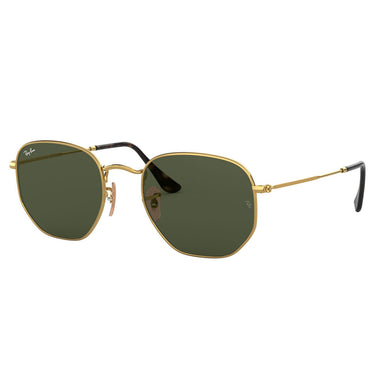 Ray-Ban Occhiali da Sole RB3548N 001 Hexagonal Oro/Verde G-15 Unisex2