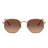 Ray-Ban Sonnenbrille RB3548N 9069A5 Hexagonal Bronze/Braun Verlauf Unisex