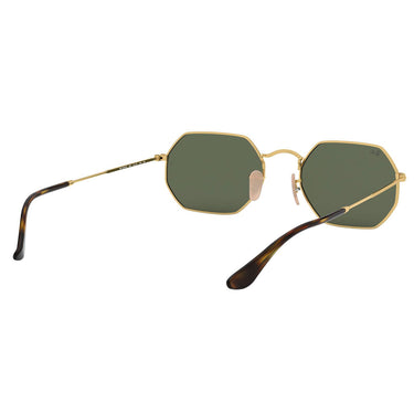 Ray-Ban Occhiali da Sole RB3556N 001 Octagonal Oro/Verde G-15 Unisex 6