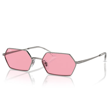 Ray-Ban Okulary Przeciwsłoneczne RB3728 004/84 Yevi Kolor Srebrny/Różowy Unisex 2