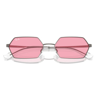 Ray-Ban Okulary Przeciwsłoneczne RB3728 004/84 Yevi Kolor Srebrny/Różowy Unisex 5