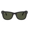 Ray-Ban Gafas de Sol RB4105 601S Wayfarer Plegables Negro Mate/Verde G-15 Unisex