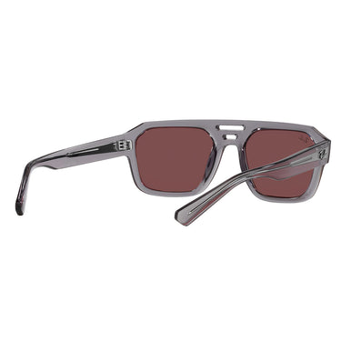 Ray-Ban Okulary Przeciwsłoneczne RB4397 668280 Corrigan Szary/Fioletowy Lustrowany Unisex 5