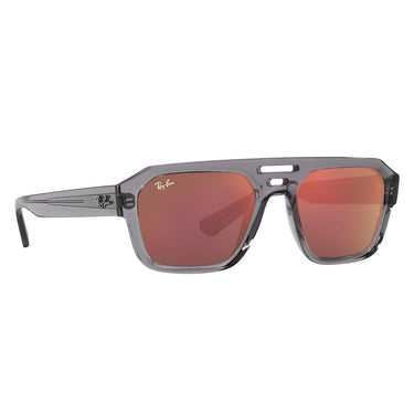 Ray-Ban Okulary Przeciwsłoneczne RB4397 668280 Corrigan Szary/Fioletowy Lustrowany Unisex 7