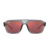 Ray-Ban Okulary Przeciwsłoneczne RB4397 668280 Corrigan Szary/Fioletowy Lustrowany Unisex