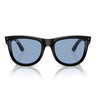 Ray-Ban Lunettes de Soleil RBR0502S 667772 Wayfarer Reverse Noir/Bleu Unisexe