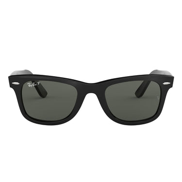 Ray-Ban Sonnenbrille RB2140 901/58 Wayfarer Classic Original Schwarz-Grün G-15 Unisex Polarisiert