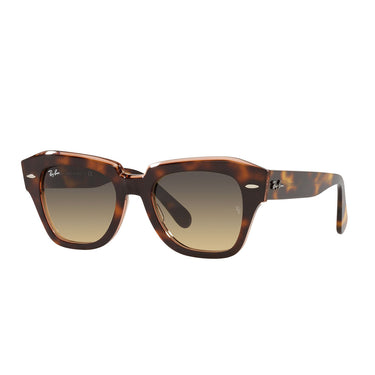 Ray-Ban Sonnenbrille RB2186 1324BG State Street Havana/Braun Verlauf Unisex 1