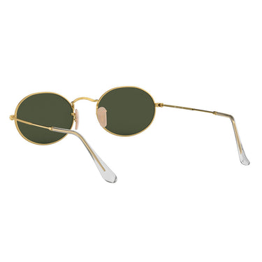 Ray-Ban Occhiali da Sole RB3547 001/31 Oval Oro/Verde G-15 Unisex 2
