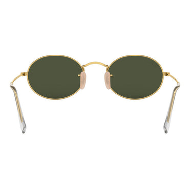 Ray-Ban Occhiali da Sole RB3547 001/31 Oval Oro/Verde G-15 Unisex 3