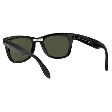 Ray-Ban Sonnenbrille RB4105 601 Wayfarer Folding Schwarz/Grün G-15 Unisex4