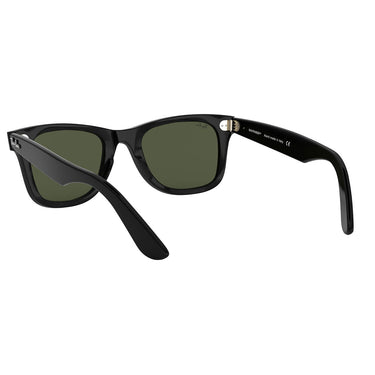 Ray-Ban Sonnenbrille RB4340 601 Wayfarer Ease Schwarz-Grün G-15 Unisex4