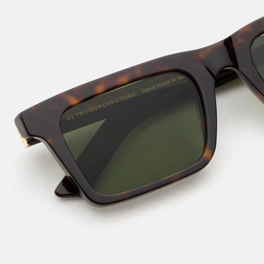 RetroSuperFuture Occhiali da Sole 1968 3627 D9G Marrone Verde Unisex 3