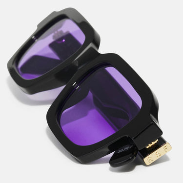 RetroSuperFuture Okulary Przeciwsłoneczne Caro Purple 7C7 Czarny/Fioletowy Unisex 4
