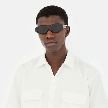 RetroSuperFuture Okulary Przeciwsłoneczne Cinema Black 3Q2 Nero/Nero Unisex 5