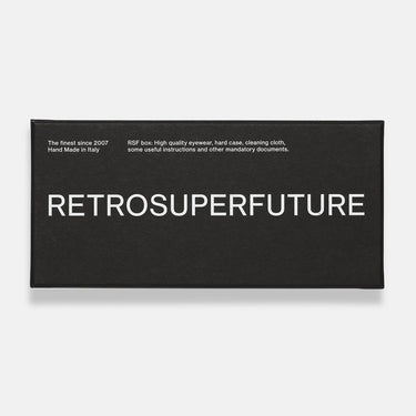 RetroSuperFuture Okulary Przeciwsłoneczne Cinema Black 3Q2 Nero/Nero Unisex 7