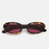 RetroSuperFuture Occhiali da Sole Esatto Burnt Havana L33 Marrone Rosso Unisex 