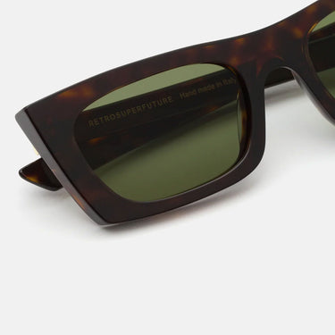 RetroSuperFuture Okulary Przeciwsłoneczne Fred 2.0 NC2 3627 Havana/Zielony Unisex