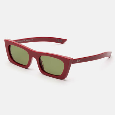 RetroSuperFuture Okulary Przeciwsłoneczne Fred 2.0 Rossissimo E7D Czerwono/Zielone Unisex 2