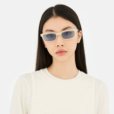 RetroSuperFuture Okulary Przeciwsłoneczne Gesto Cremoso SWV Beżowy/Niebieski Unisex 4