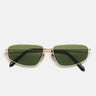 RetroSuperFuture Occhiali da Sole Isedra Classic HOS Oro Verde Unisex 