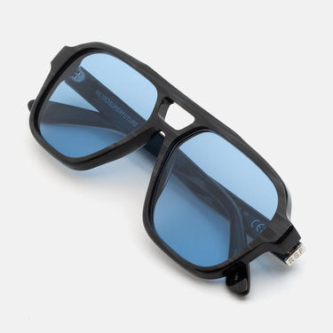 RetroSuperFuture Okulary Przeciwsłoneczne Maneval Black Cat 0JT Nero/Blu Unisex 4