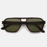 RetroSuperFuture Okulary Przeciwsłoneczne Maneval Havana ZJC Brązowy/Zielony Unisex