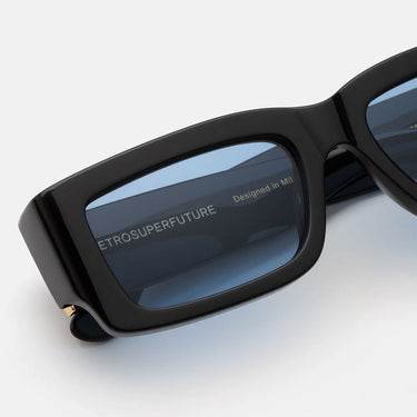 RetroSuperFuture Okulary Przeciwsłoneczne Notte Azure ONS Nero/Azzurro Unisex 3