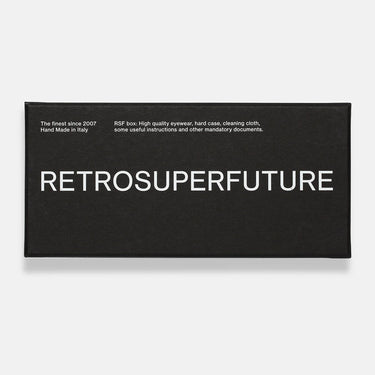RetroSuperFuture Okulary Przeciwsłoneczne Ra Black 6ES Nero/Nero Unisex 6