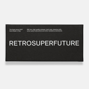 RetroSuperFuture Okulary Przeciwsłoneczne Storia Fantome 1VF Nero/Marrone Bordeaux Unisex 4