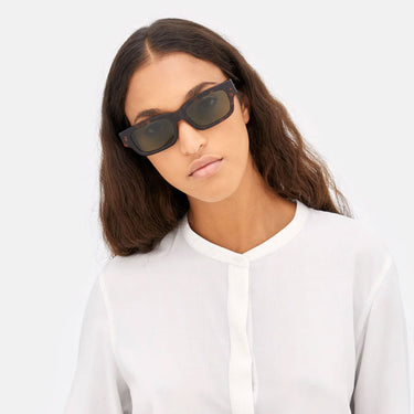 RetroSuperFuture Okulary Przeciwsłoneczne Roma 3627 Zielony LRV Havana/Zielony Unisex 1