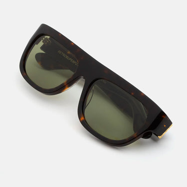 RetroSuperFuture Occhiali da Sole Serioso Havana 5G5 Marrone Verde Unisex 3