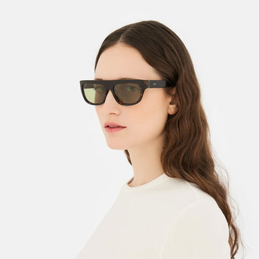 RetroSuperFuture Occhiali da Sole Serioso Havana 5G5 Marrone Verde Unisex 4