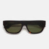 RetroSuperFuture Occhiali da Sole Serioso Havana 5G5 Marrone Verde Unisex 