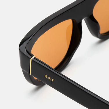 RetroSuperFuture Occhiali da Sole Serioso Refined ZXO Nero Arancione Unisex 3