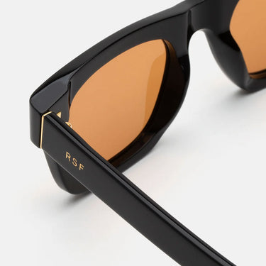 RetroSuperFuture Occhiali da Sole Sintesi Refined ZOR Nero Arancione Unisex 3