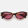 RetroSuperFuture Occhiali da Sole Solazu Burnt & Gold 9WK Oro Marrone/Rosa Unisex