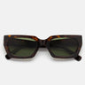 RetroSuperFuture Okulary Przeciwsłoneczne Teddy 3627 9RZ Havana/Verde Unisex