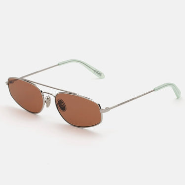 RetroSuperFuture Okulary Przeciwsłoneczne Tema 2.0 Bordeaux X4G Srebrny/Brązowy Cieniowany Unisex