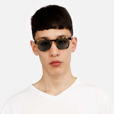 RetroSuperFuture Okulary Przeciwsłoneczne Unico Cheetah V8F Havana/Niebieski Unisex 1