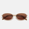 RetroSuperFuture Okulary Przeciwsłoneczne Uovo Graffiato V21 Złoto/Czerwony Unisex