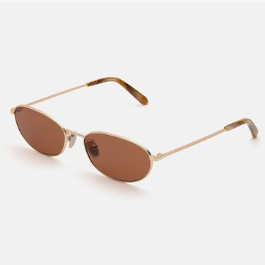 RetroSuperFuture Okulary Przeciwsłoneczne Uovo Graffiato V21 Złoto/Czerwony Unisex 2
