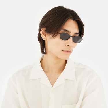 RetroSuperFuture Okulary Przeciwsłoneczne Uovo Nero 2F2 Nero/Nero Unisex 5