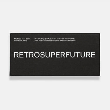 RetroSuperFuture Okulary Przeciwsłoneczne Troll Black Matte TQ9 Nero Opaco/Rosso Specchiato Unisex 6