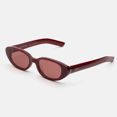 RetroSuperFuture Occhiali da Sole Vega Bordeaux AN3 Rosso Rosso Unisex  2