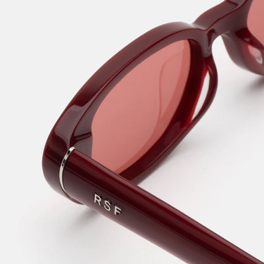 RetroSuperFuture Occhiali da Sole Vega Bordeaux AN3 Rosso Rosso Unisex  3